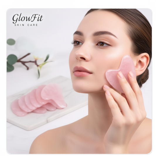 GlowFit Rose Gua Sha Sculpting Tool